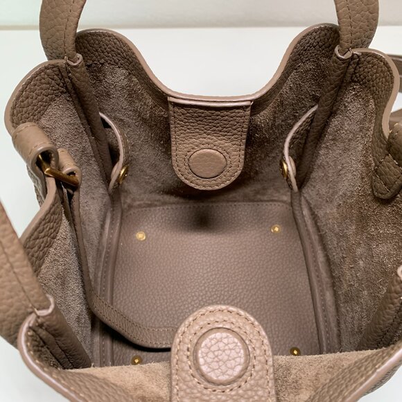 Songmont Medium Song Bag in Taupe – Full-Grain Leather, Like New w/ Dust Bag - Picture 10 of 16